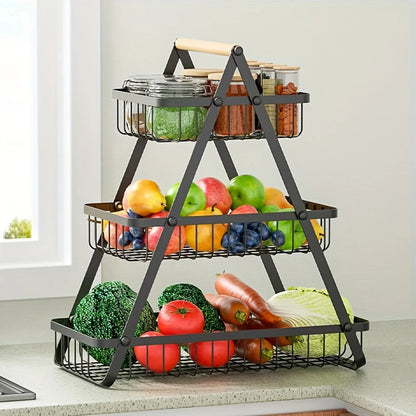 CascadeCharm - Modern Tiered Basket