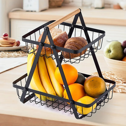CascadeCharm - Modern Tiered Basket
