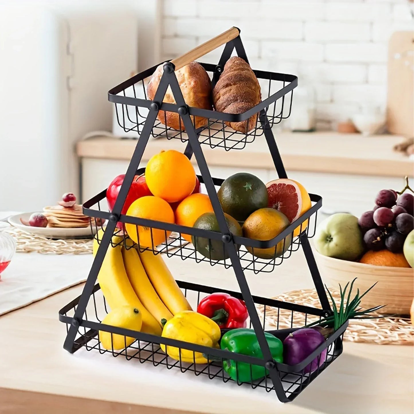 CascadeCharm - Modern Tiered Basket