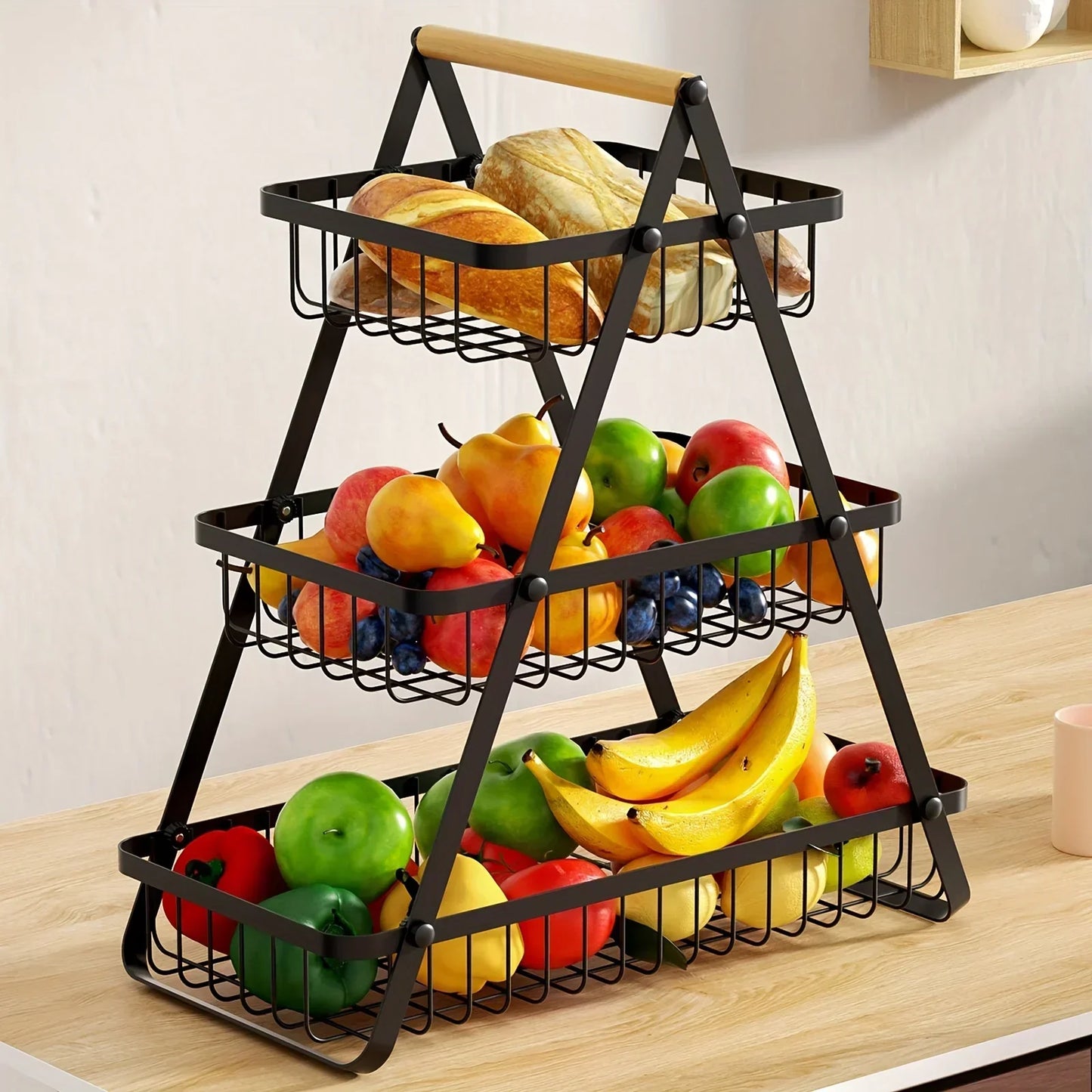 CascadeCharm - Modern Tiered Basket