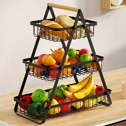 CascadeCharm - Modern Tiered Basket