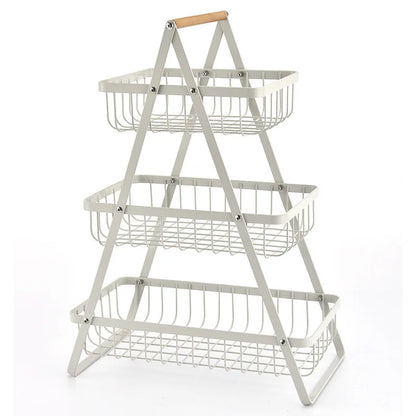 CascadeCharm - Modern Tiered Basket