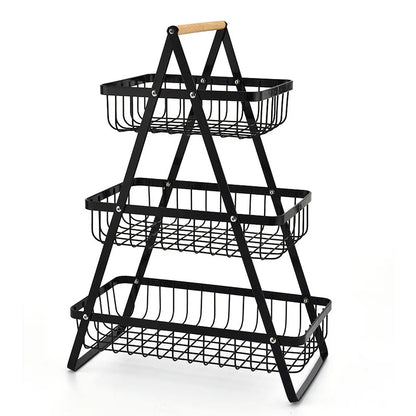 CascadeCharm - Modern Tiered Basket