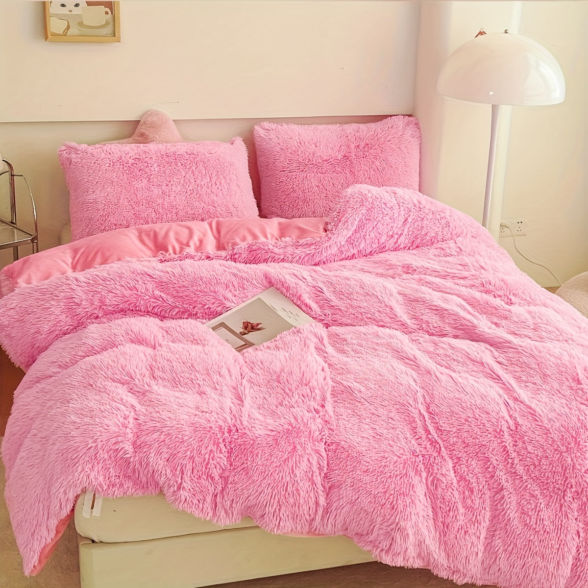 LuxeCocoon - Premium Samt Bettdecke und Kissen Set