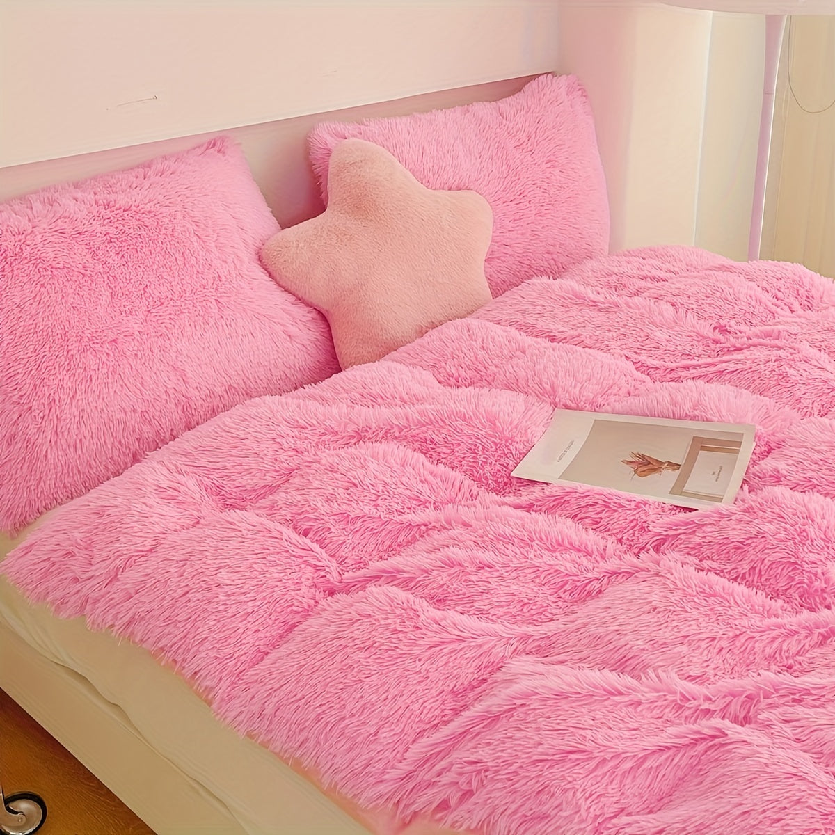 LuxeCocoon - Premium Samt Bettdecke und Kissen Set