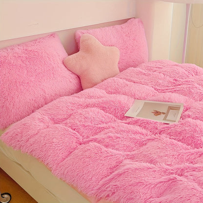 LuxeCocoon - Premium Samt Bettdecke und Kissen Set