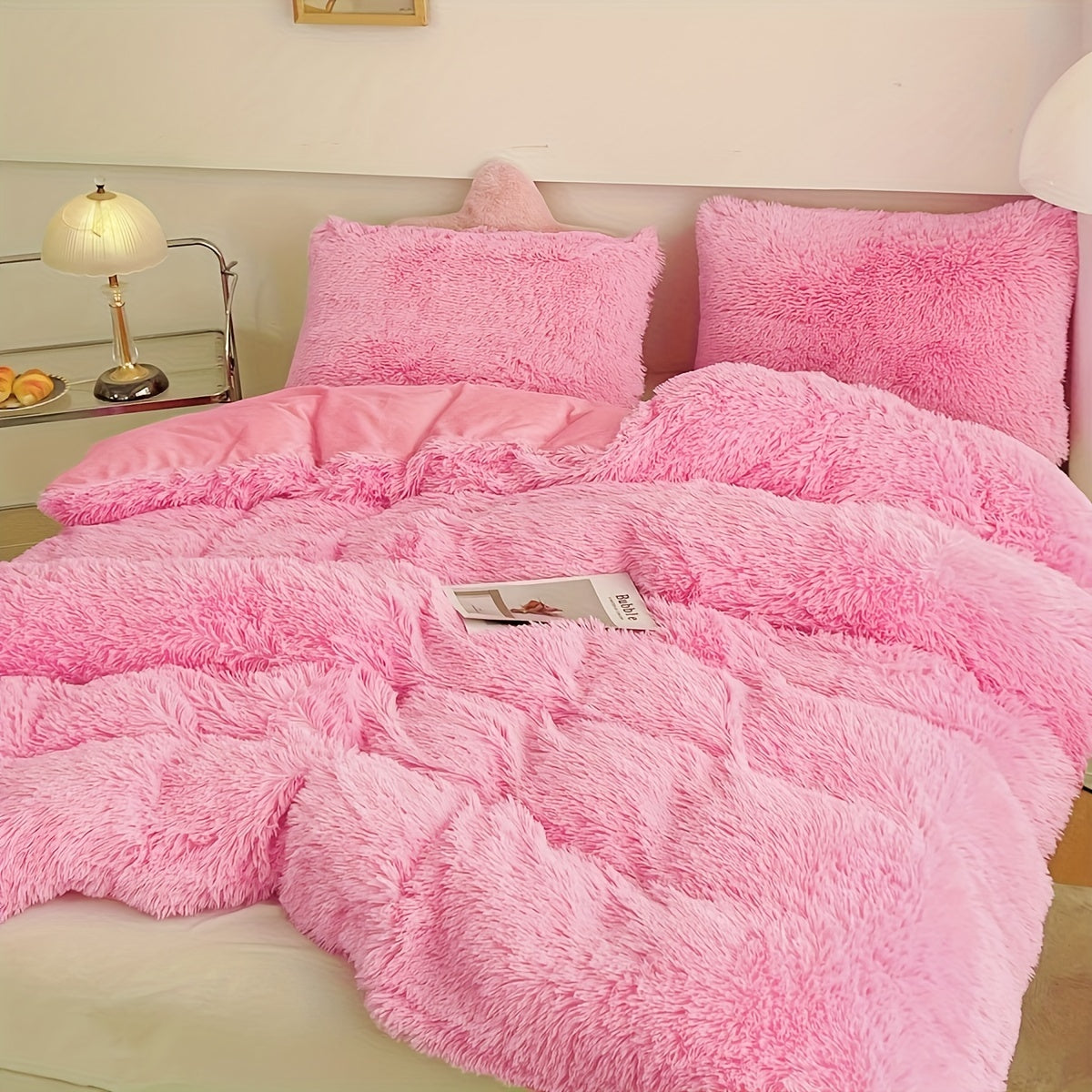 LuxeCocoon - Premium Samt Bettdecke und Kissen Set