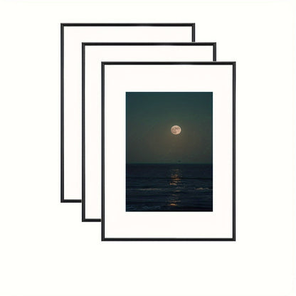 FrameCraft - 3-delt sort billedrammesæt