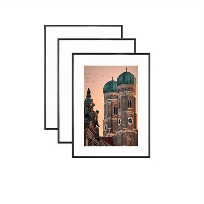 FrameCraft - 3-delt sort billedrammesæt