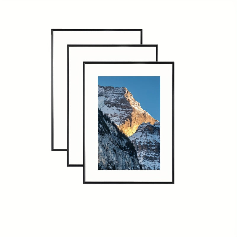 FrameCraft - 3-delt sort billedrammesæt