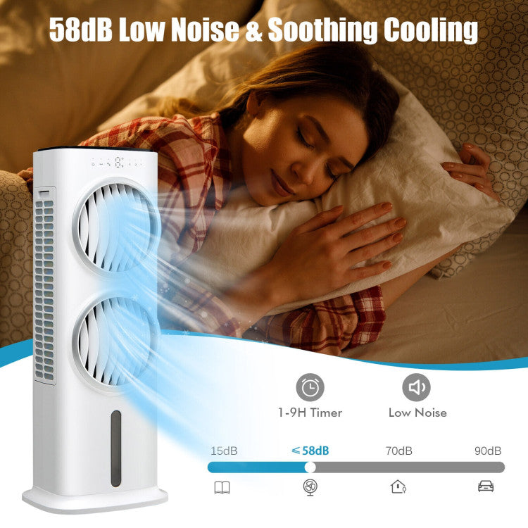 3-in-1 Evaporative Air Cooler with 9H Timer Remote 2