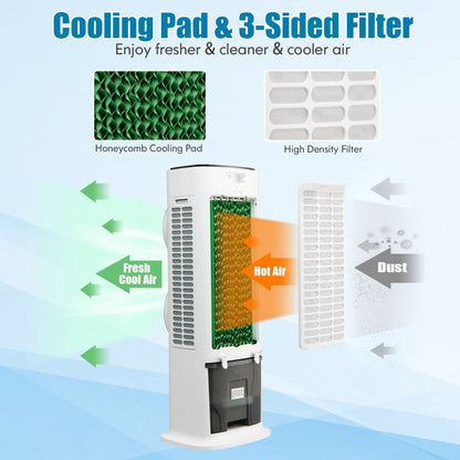 3-in-1 Evaporative Air Cooler with 9H Timer Remote 6