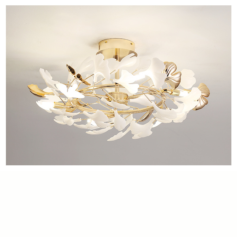 LuxeGingkoLeaf - Deckenlampe mit Gingko-Blatt-Design und subtiler Strahlkraft