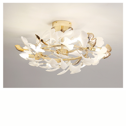 LuxeGingkoLeaf - Deckenlampe mit Gingko-Blatt-Design und subtiler Strahlkraft