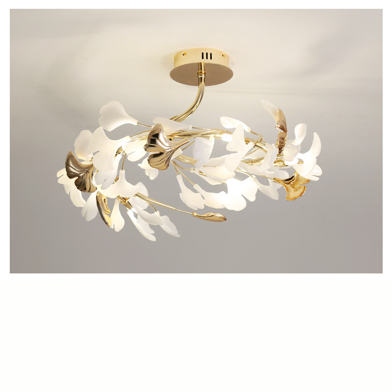 LuxeGingkoLeaf - Deckenlampe mit Gingko-Blatt-Design und subtiler Strahlkraft
