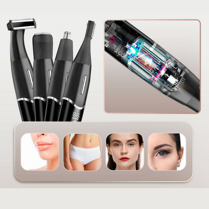 FlawlessTrim - 4-in-1 Grooming Kit for Bikini Area