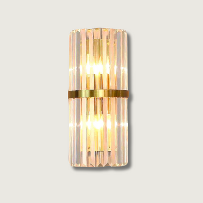 GoldenGleam – Elegant Gold Wall Light with Warm Glow