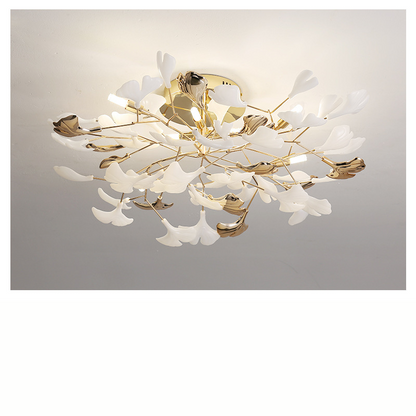 LuxeGingkoLeaf - Deckenlampe mit Gingko-Blatt-Design und subtiler Strahlkraft
