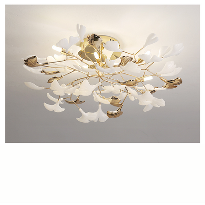 LuxeGingkoLeaf - Deckenlampe mit Gingko-Blatt-Design und subtiler Strahlkraft