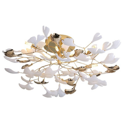 LuxeGingkoLeaf - Deckenlampe mit Gingko-Blatt-Design und subtiler Strahlkraft