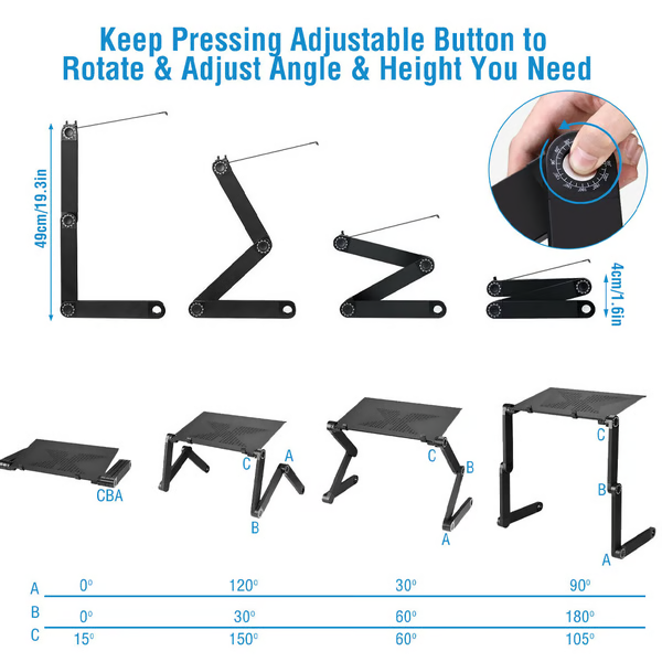 360° Ergonomic Laptop Stand – FlexStand 4