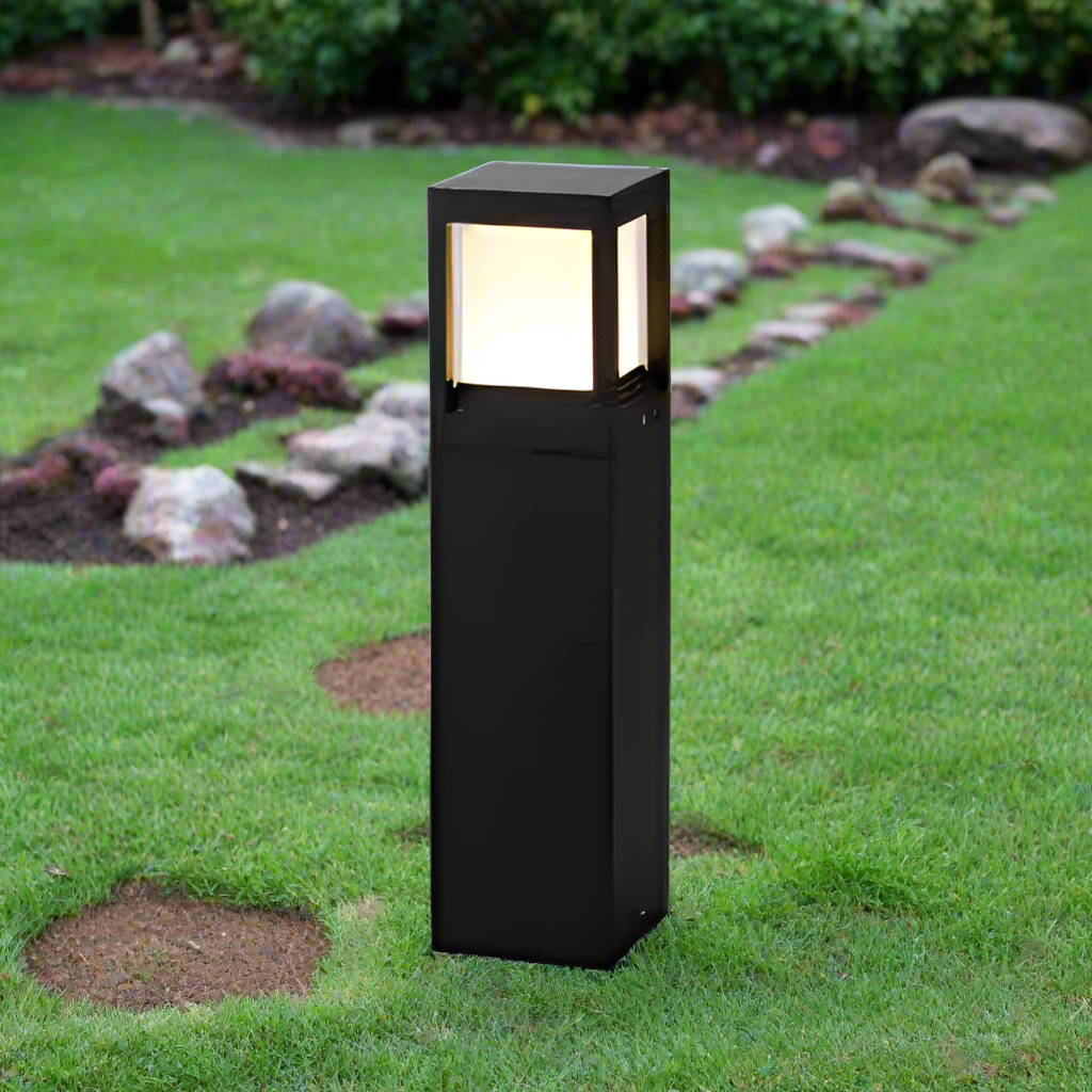 Nimbus Cube - 60cm Solar Garden Light with Warm White LED for Outdoor Use-6