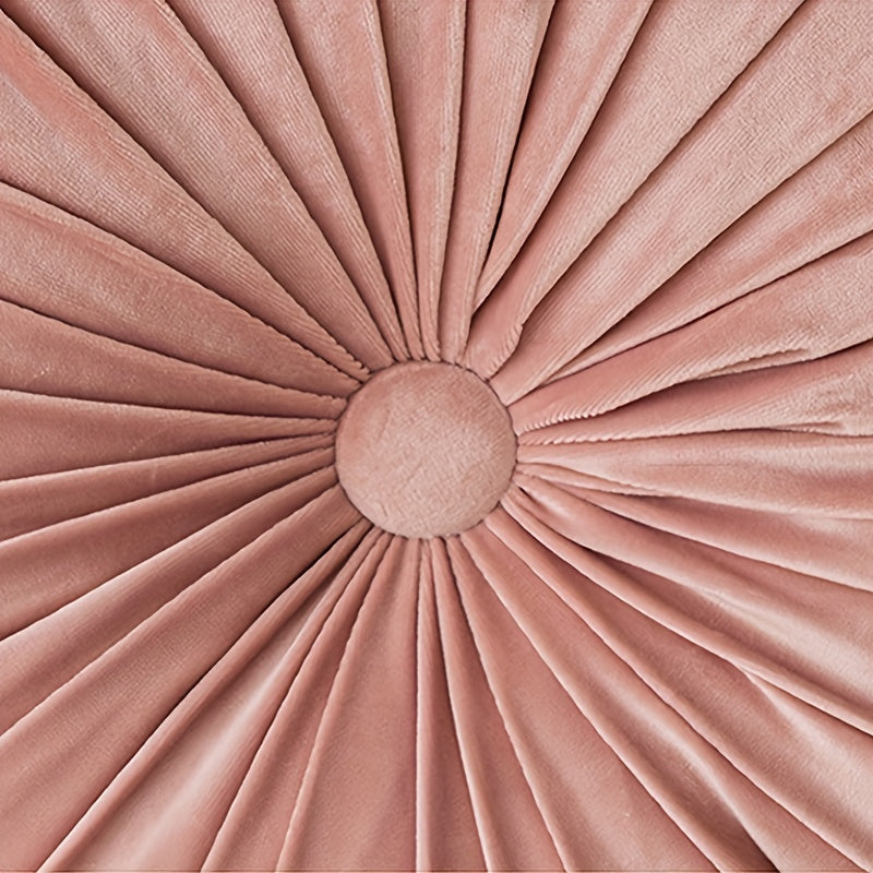 VelvetGlow - Coussin Rond Doux pour Espaces Confortables