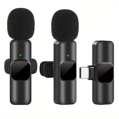 Wireless Lavalier Microphone for Video Recording and Live Streaming – Compact Design with High Sound Quality and USB-C Connection-4
