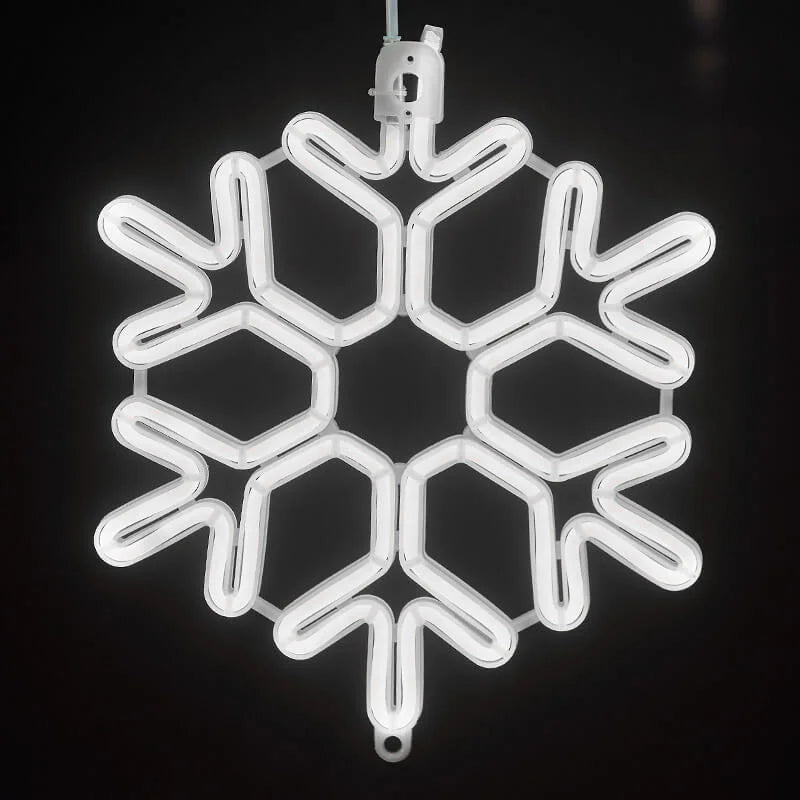 Elegant Snowflake LED Lights - Weather Resistant, Energy Efficient, Indoor/Outdoor Decor-2