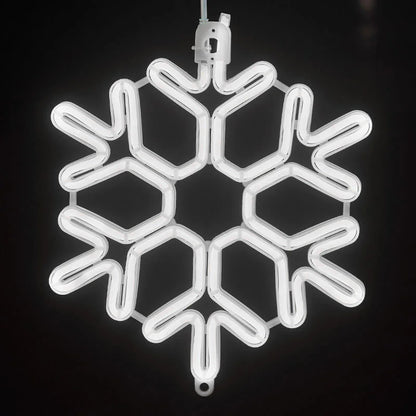 Elegant Snowflake LED Lights - Weather Resistant, Energy Efficient, Indoor/Outdoor Decor-2