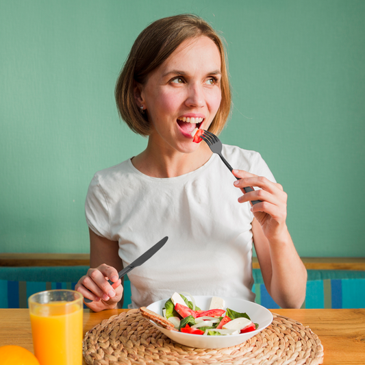 EclipseCutlery – Juego Moderno de Acero Inoxidable Negro