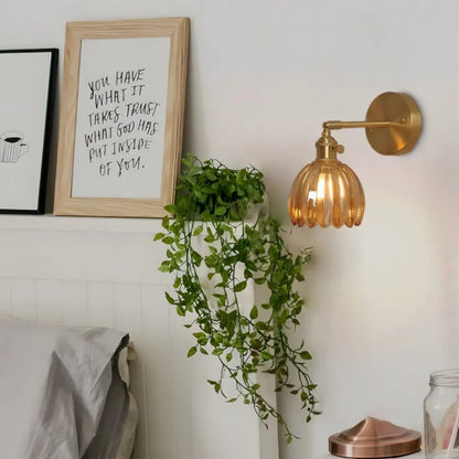 GlowForge - Stylish Wall Lamp with a Metallic Finish