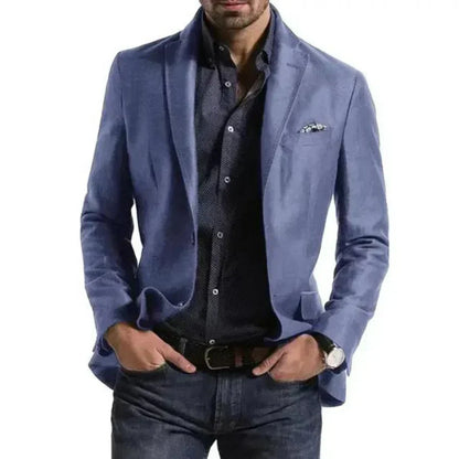 Variant image for Brian - Elegant Men's Blazer Jacket with Diamond Pattern for Stylish Comfort-11