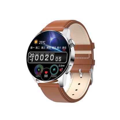 Classic Smartwatch with Health Tracking, Notifications, and Water Resistance – Elegant Design