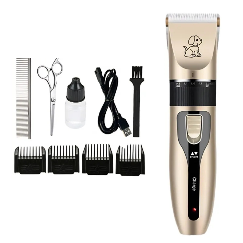 Whisper-Quiet Dog Grooming Clippers with Long-Lasting Battery and Precision Blades for Stress-Free Pet Care