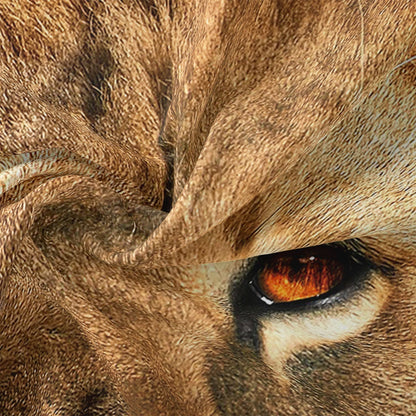 PrideHaven - Luxurious Lion-Themed Bed Linen