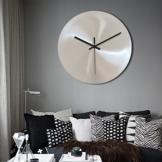 TimeSleek - Modern Stainless Steel Wall Clock