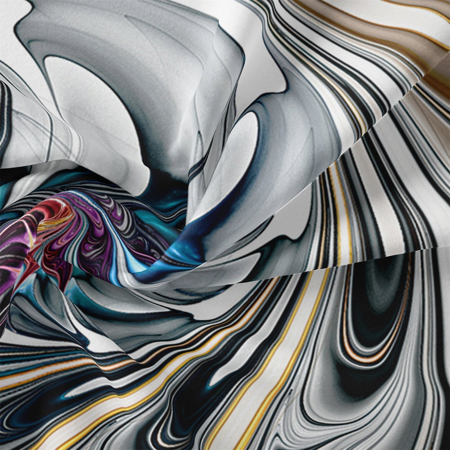 ColorWhirl - Lebhaftes Künstlerisches Bettset