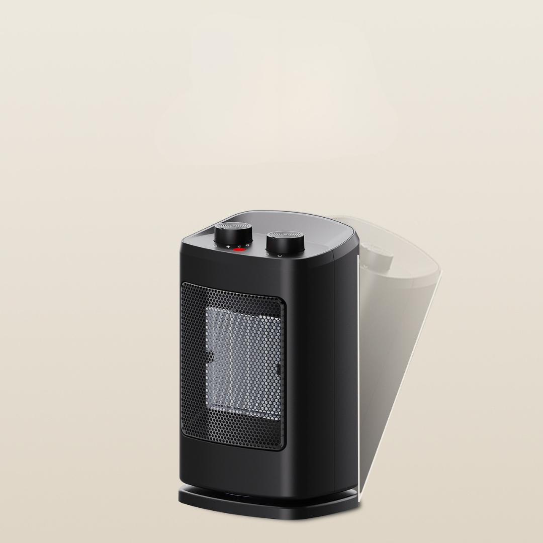 CeramiHeat | Effektiv bærbar elektrisk rumvarmer med justerbar termostat