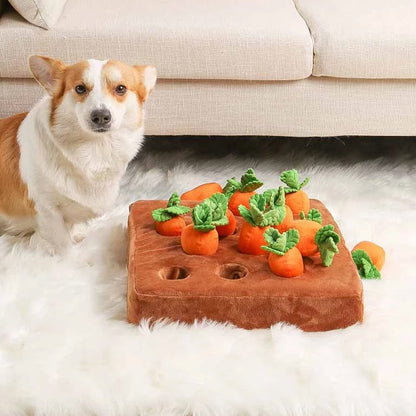 Interactive Dog Puzzle Toy Carrot Garden for Mental Stimulation – Engaging Dog Toy for All Sizes-2