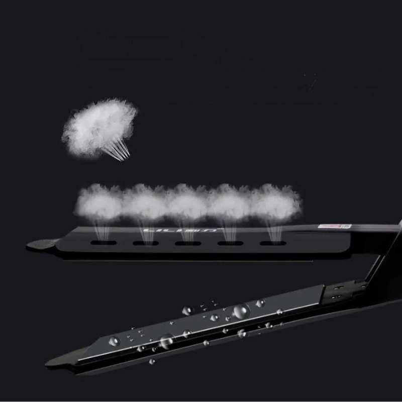 SmoothWave - Strumento per capelli a doppio calore regolabile per ricci e lisciature senza sforzo