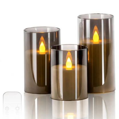 GlowLux - Decorative LED Flickering Candle Set