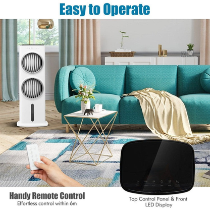 Remote-Controlled Evaporative Cooler – 3-in-1 Air Fan with 9-Hour Timer Setting | Flexible Airflow | For Personalized Home Comfort