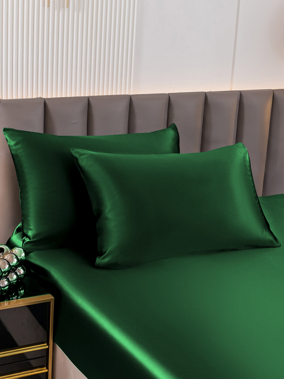 VelvetSilk - Set di 2 federe premium in seta di gelso da 30 Momme