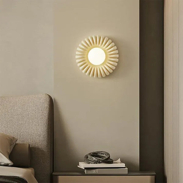 GlowResin – Elegante lampada da parete in resina
