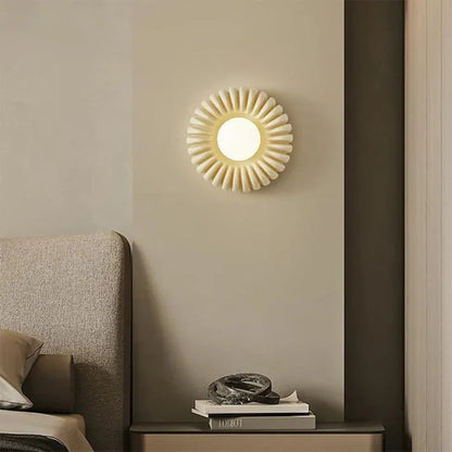 GlowResin – Elegante lampada da parete in resina