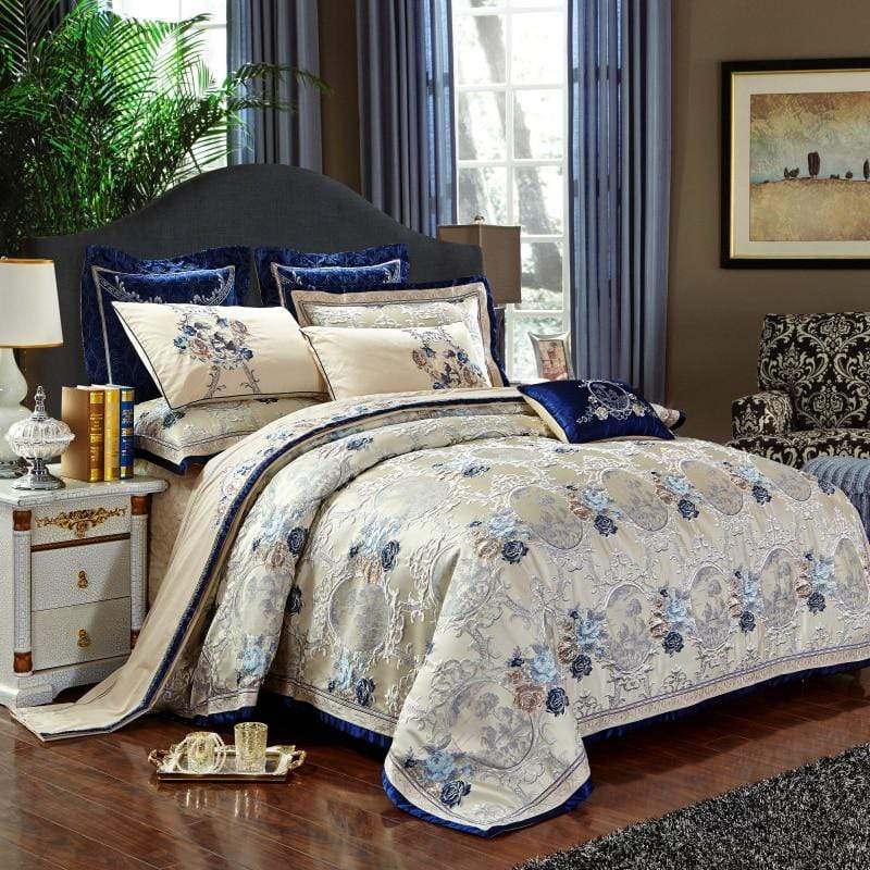 SilkDreams – Exquisite Cotton-Silk Bedding with Oriental Motif
