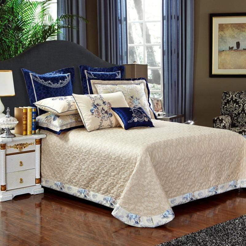 SilkDreams – Exquisite Cotton-Silk Bedding with Oriental Motif
