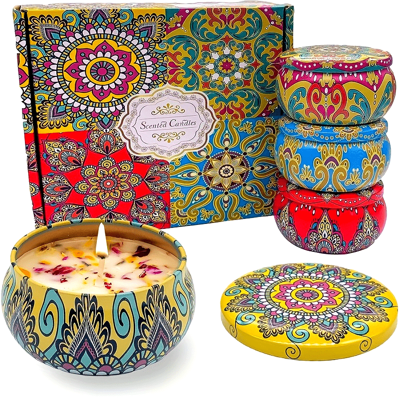 Floral Essence - Jasmine, Sandalwood & Rose Candle Set