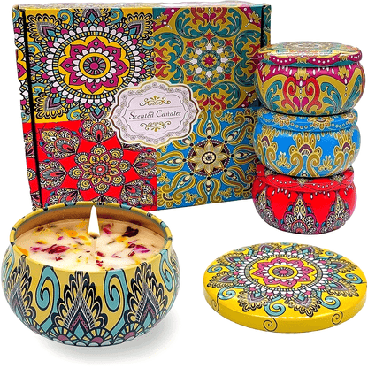 Floral Essence - Jasmine, Sandalwood & Rose Candle Set